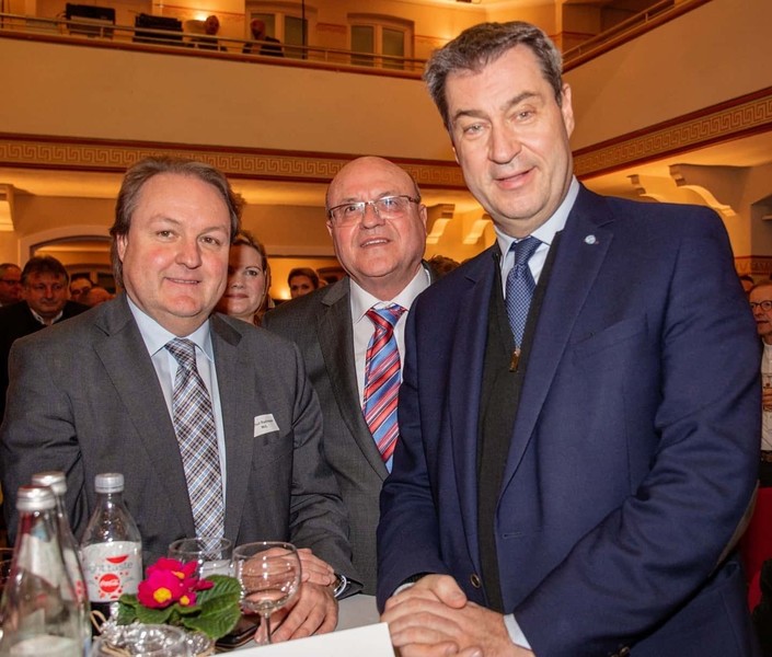 Beim Neujahrsempfang der CSU Landshut-Stadt sprach Bayerns Ministerpräsident
Markus Söder.